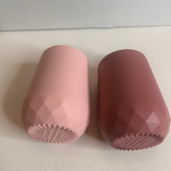 Seposeve 2 pack Silicone Straw Cups, pink, purple, 4oz - Picture 7 of 11